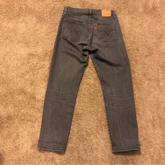 Levis Premium Wedgie Gray Washed Jeans - Picture 7 of 8